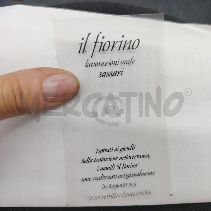 ORECCHINI FUSION IL FIORINO GIRELLA PIETRE VIOLA SCHEGGIATA | Mercatino dell'Usato Roma eur 5