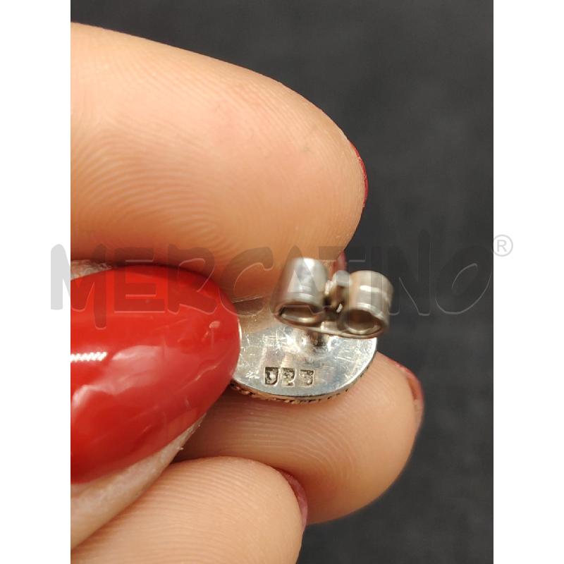 ORECCHINI FUSION OVALE PIETRA NE  | Mercatino dell'Usato Roma eur 3