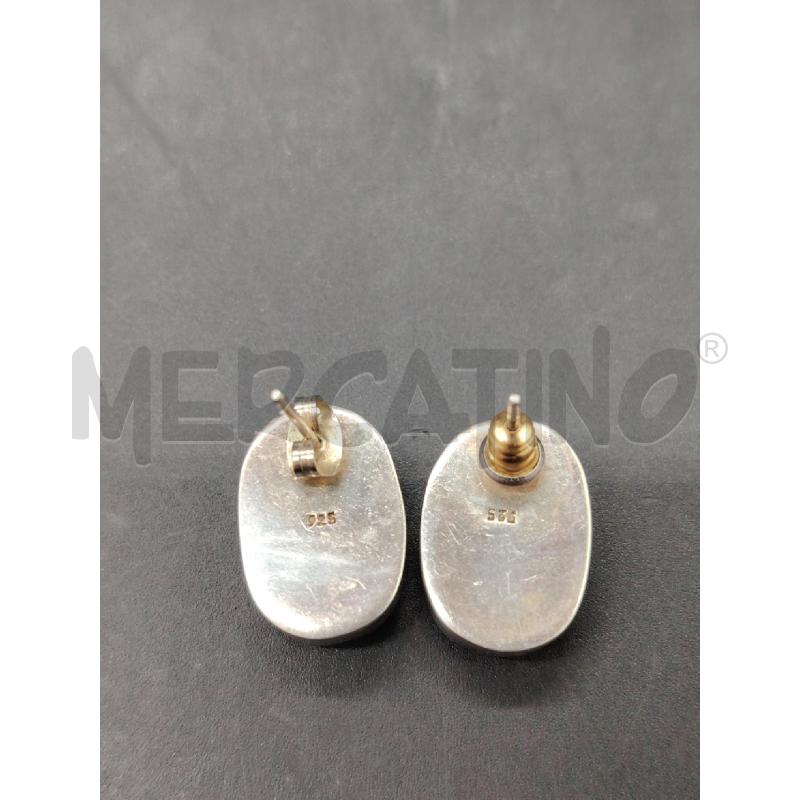ORECCHINI FUSION OVALE TURCHESE | Mercatino dell'Usato Roma eur 3