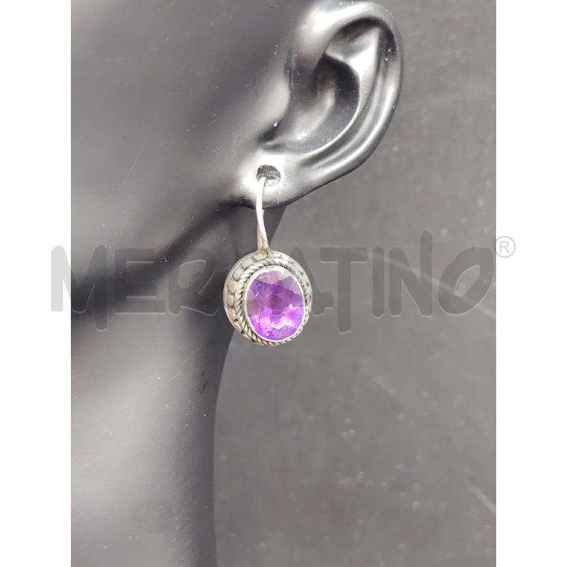 ORECCHINI FUSION PALLINA VIO | Mercatino dell'Usato Roma eur 2