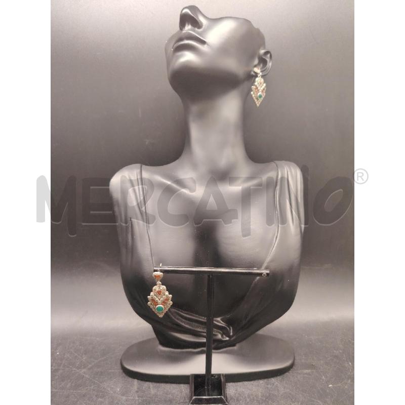 ORECCHINI FUSION PENDENTI PIETRE MARR VER | Mercatino dell'Usato Roma eur 1