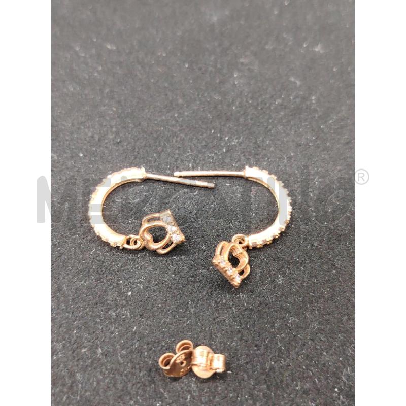 ORECCHINI FUSION STRASS CORONA | Mercatino dell'Usato Roma eur 2