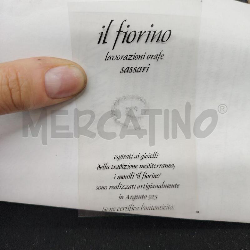 ORECCHINI IL FIORINO FUSION PERLINE PIETRE VIOLA | Mercatino dell'Usato Roma eur 4