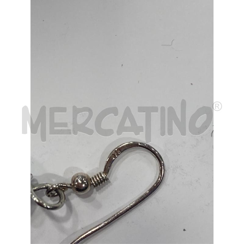 ORECCHINI PENDENTI FUSION PIETRA TRASP VE | Mercatino dell'Usato Roma eur 4
