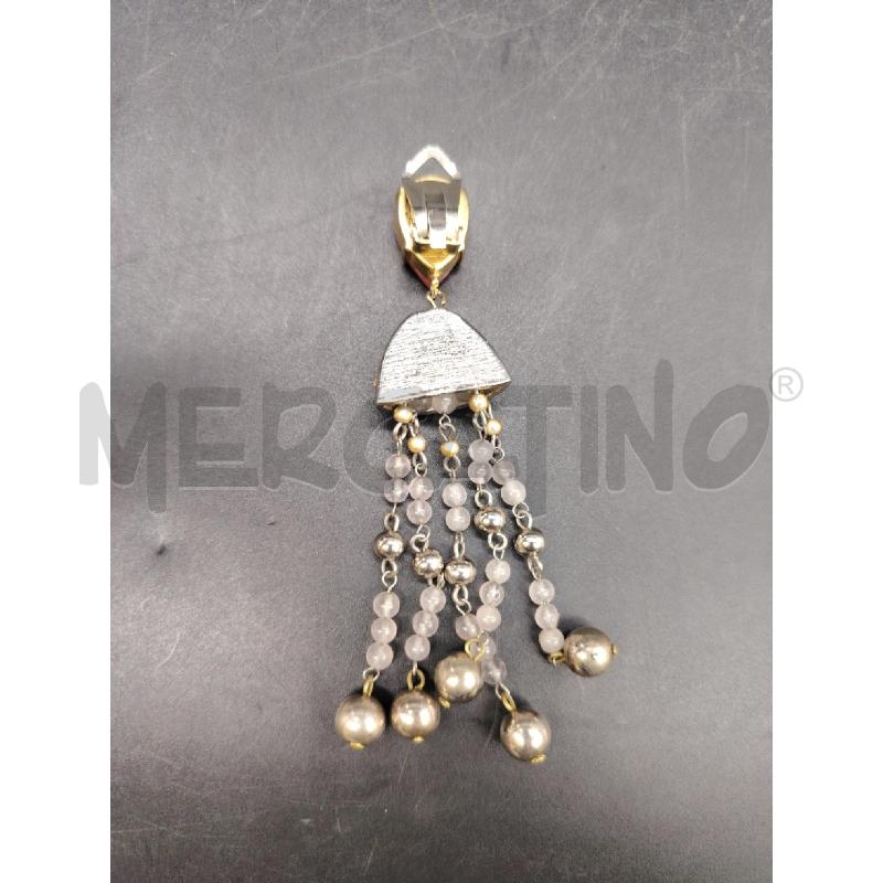 ORECCHINI PENDENTI GOCCIA ROS PERLINE CIPRIA | Mercatino dell'Usato Roma eur 4