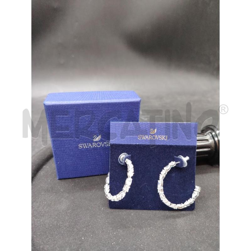 ORECCHINI SWAROVSKI CERCHI STRASS | Mercatino dell'Usato Roma eur 1