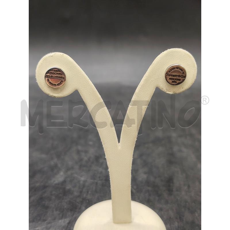 ORECCHINI TIFFANY BOTTONE | Mercatino dell'Usato Roma eur 1