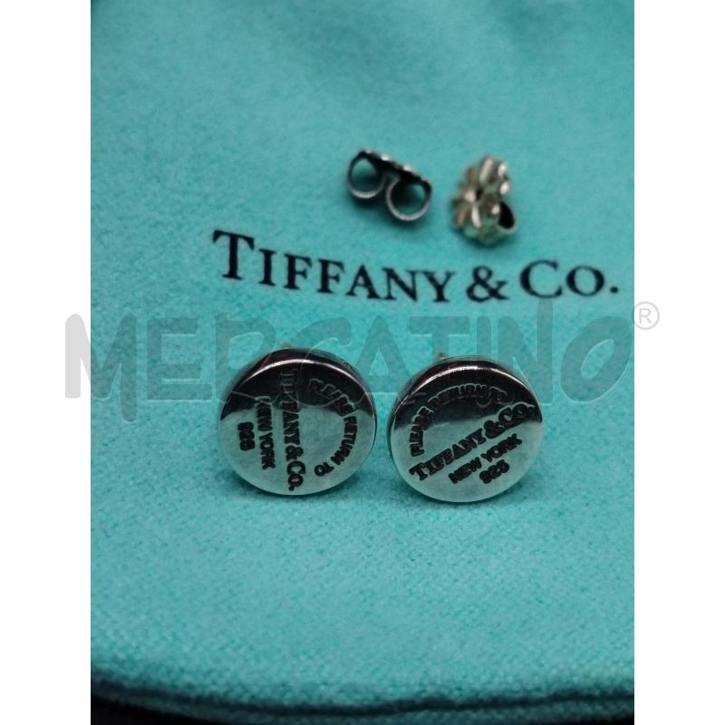 ORECCHINI TIFFANY BOTTONE | Mercatino dell'Usato Roma eur 3