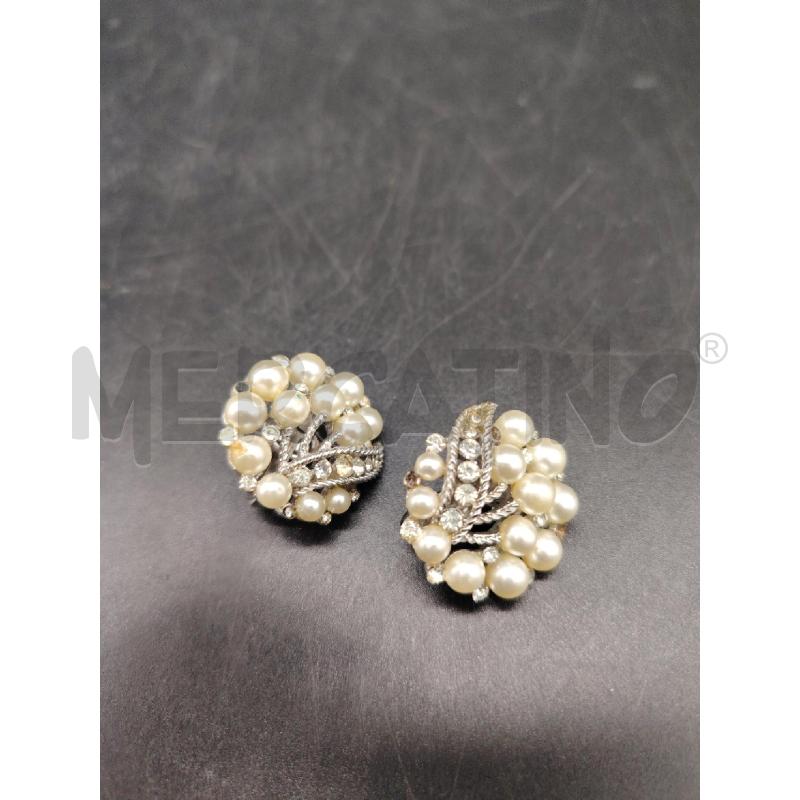 ORECCHINI TRIFARI CLIPS ARG PERLIEN | Mercatino dell'Usato Roma eur 1