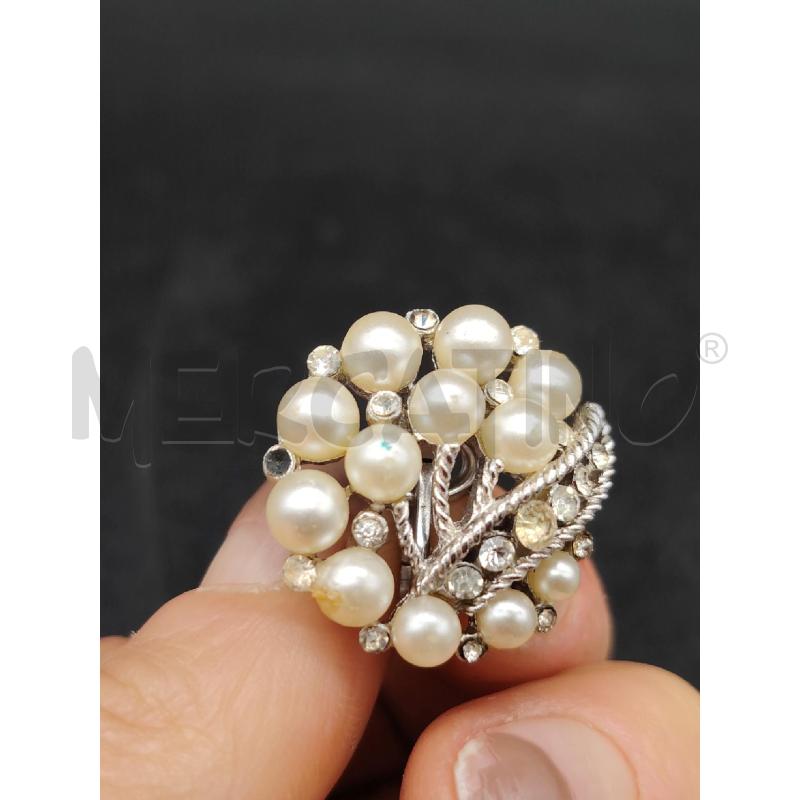 ORECCHINI TRIFARI CLIPS ARG PERLIEN | Mercatino dell'Usato Roma eur 2
