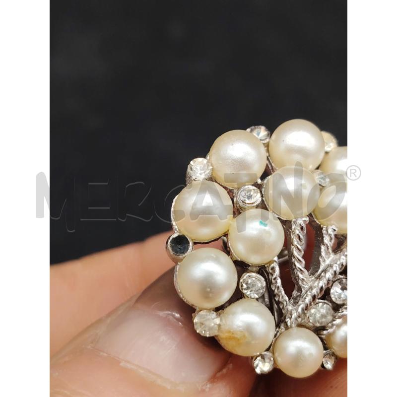 ORECCHINI TRIFARI CLIPS ARG PERLIEN | Mercatino dell'Usato Roma eur 3