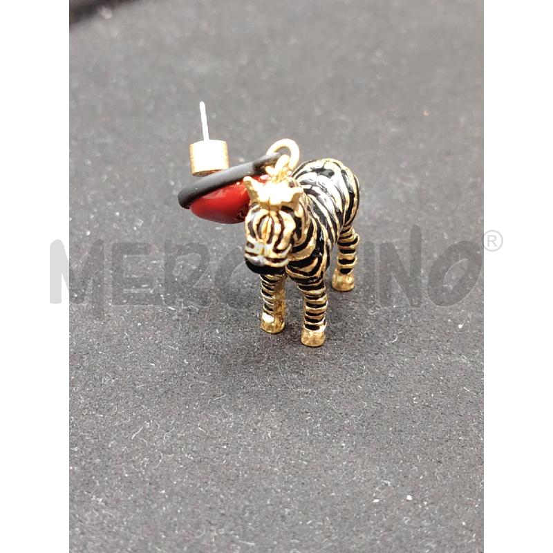 ORECCHINI ZEBRA PENDENTE | Mercatino dell'Usato Roma eur 2