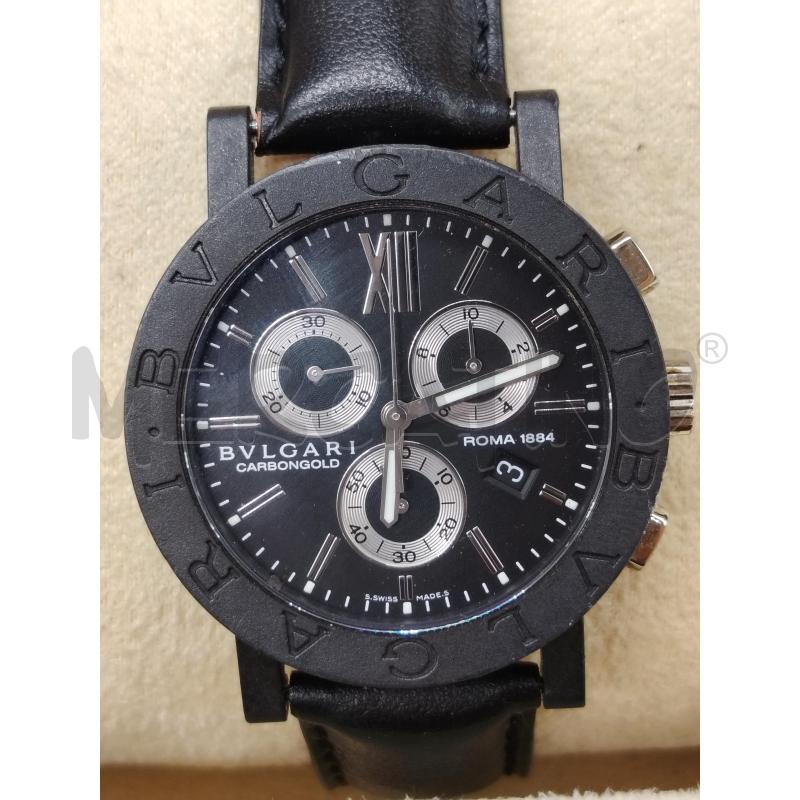 OROLOGIO BULGARI CARBONGOLD ROMA+COFANETTO | Mercatino dell'Usato Roma eur 2