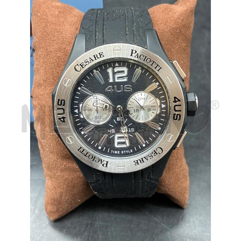 OROLOGIO CESARE PACIOTTI NERO  | Mercatino dell'Usato Roma eur 2