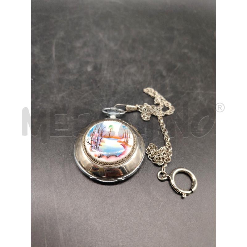 OROLOGIO DA TASCHINO PAESAGGIO  | Mercatino dell'Usato Roma eur 1