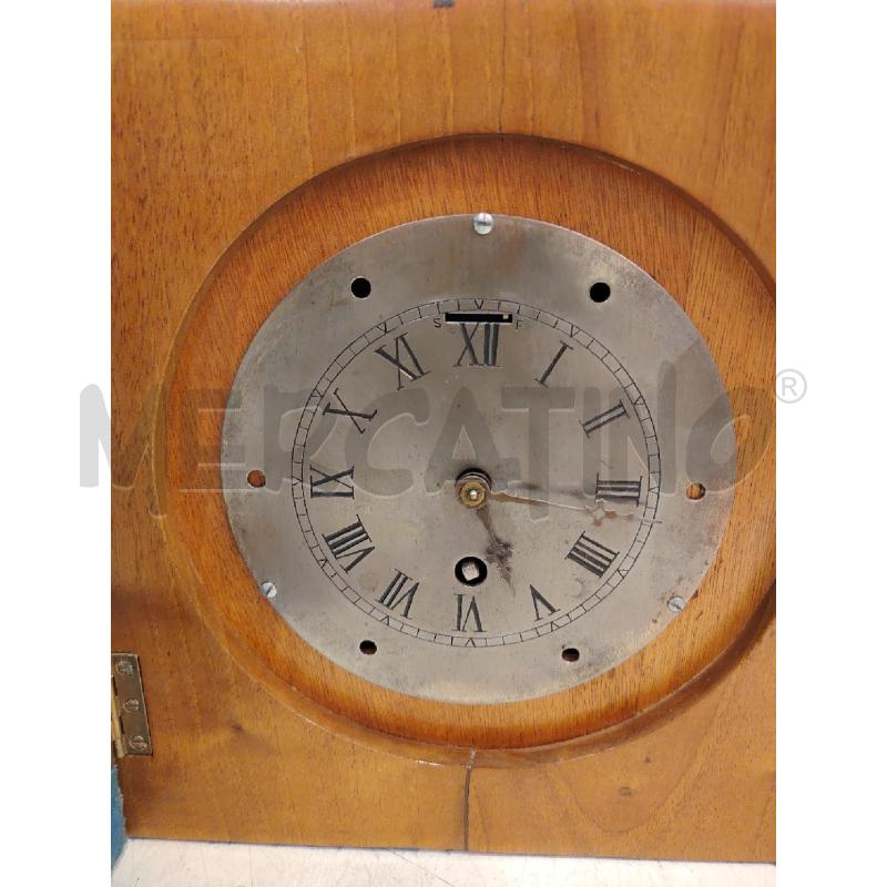 OROLOGIO DA TAVOLO LEGNO | Mercatino dell'Usato Roma eur 2