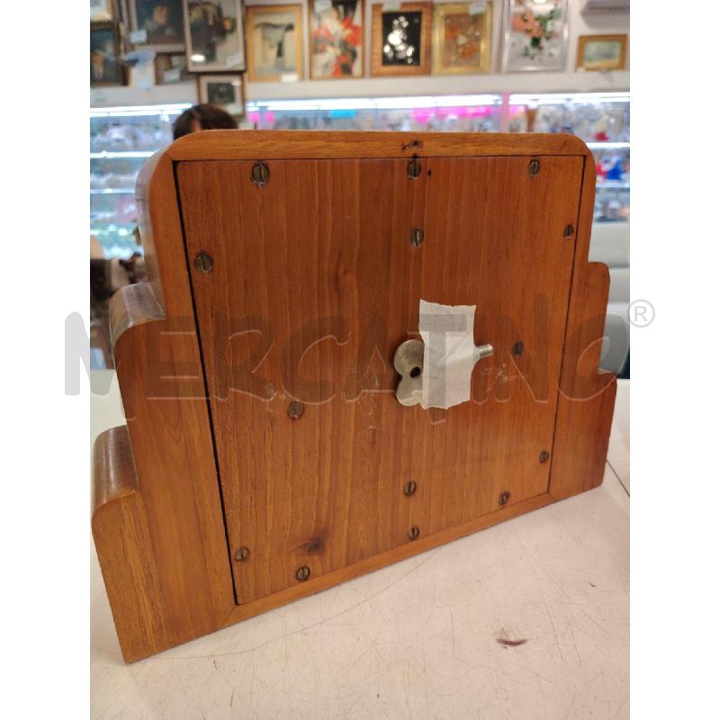 OROLOGIO DA TAVOLO LEGNO | Mercatino dell'Usato Roma eur 4