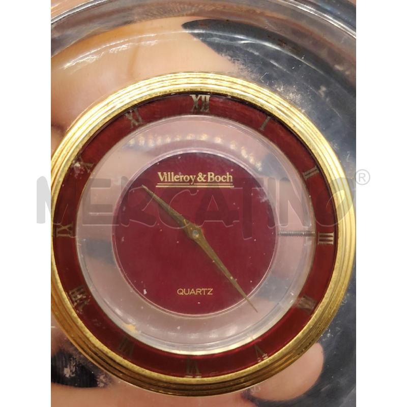 OROLOGIO DA TAVOLO VILLEROY&BOCH CRISTALLO DA RIV   | Mercatino dell'Usato Roma eur 5