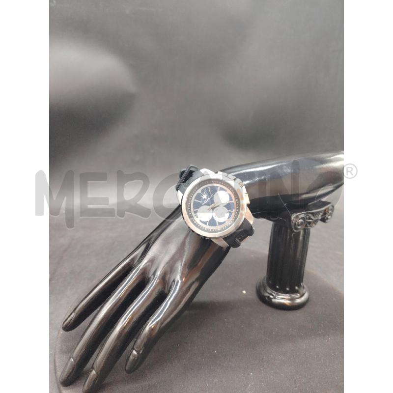 OROLOGIO MASERATI 8851123002 CINTURINO BLU GOMMA | Mercatino dell'Usato Roma eur 1
