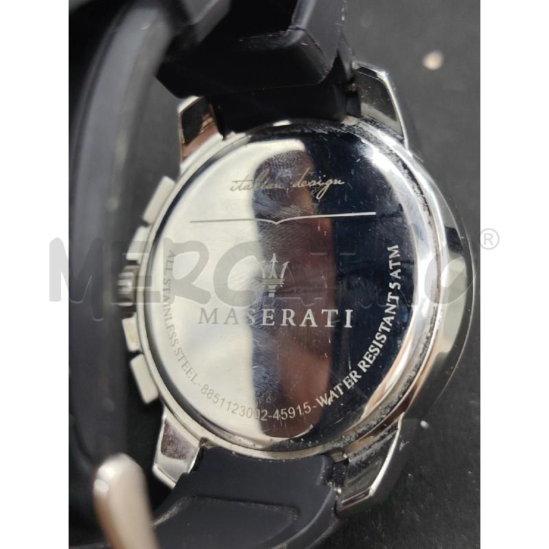 OROLOGIO MASERATI 8851123002 CINTURINO BLU GOMMA | Mercatino dell'Usato Roma eur 4