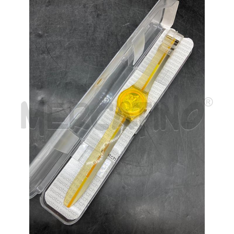 OROLOGIO SWATCH GIALLO TRASPARENTE | Mercatino dell'Usato Roma eur 1