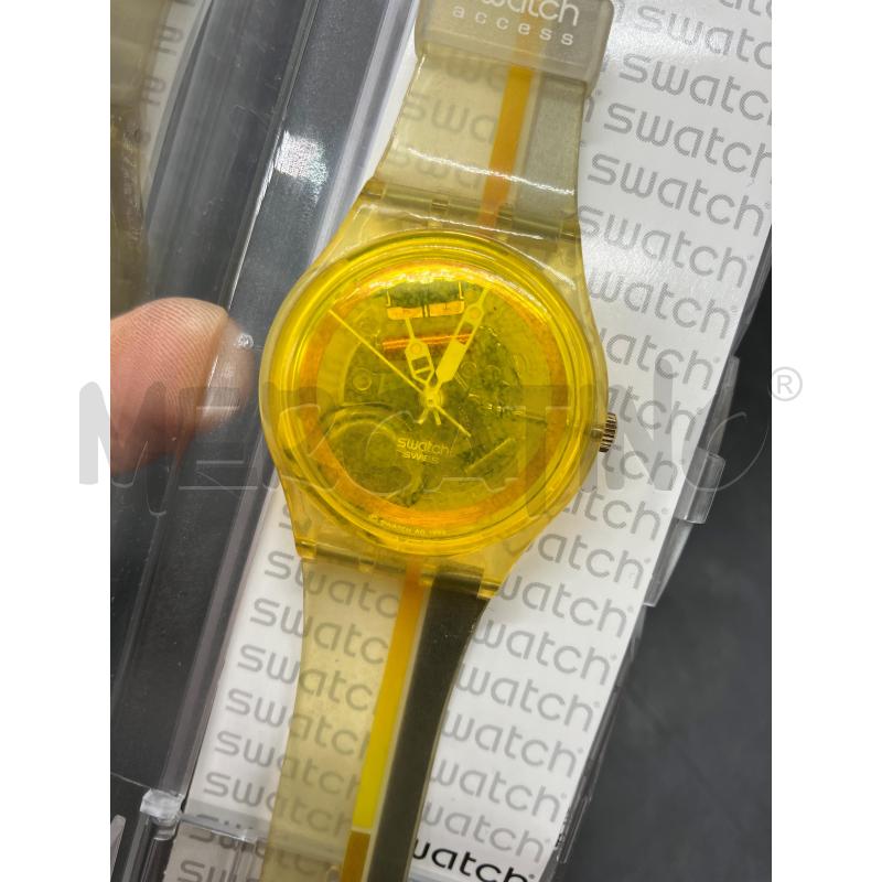 OROLOGIO SWATCH GIALLO TRASPARENTE | Mercatino dell'Usato Roma eur 2