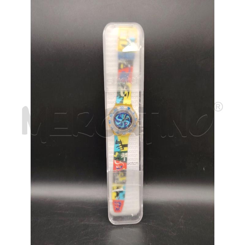 OROLOGIO SWATCH SCUBA OCTOPUS POULPE  | Mercatino dell'Usato Roma eur 1