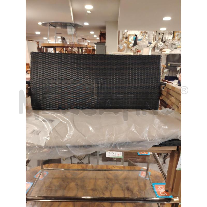 PANCA RATAN DA ESTERNO+CUSCINO | Mercatino dell'Usato Roma eur 2