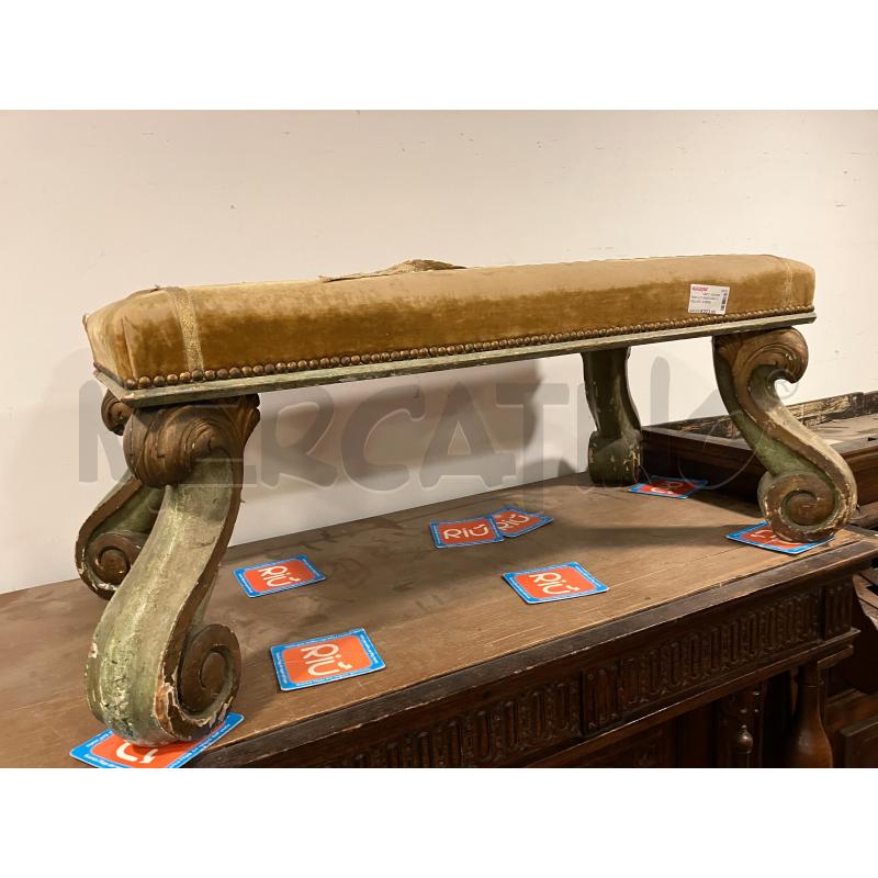 PANCA ST VENEZIANO S/VELLUTO  Z/VERDI | Mercatino dell'Usato Roma eur 1