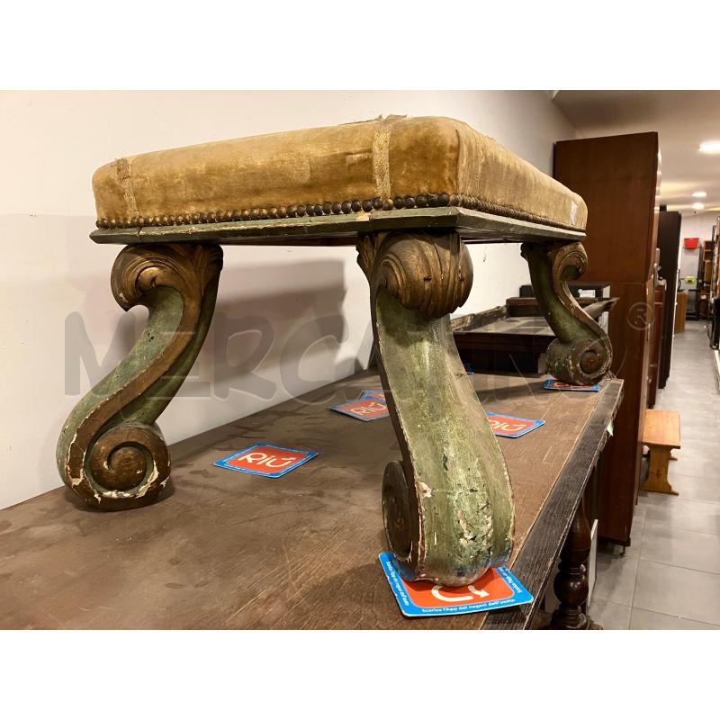 PANCA ST VENEZIANO S/VELLUTO  Z/VERDI | Mercatino dell'Usato Roma eur 2