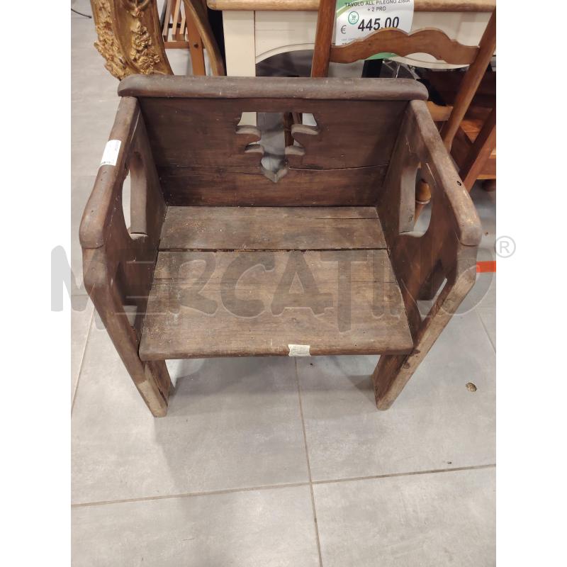PANCHETTA LEGNO V | Mercatino dell'Usato Roma eur 2