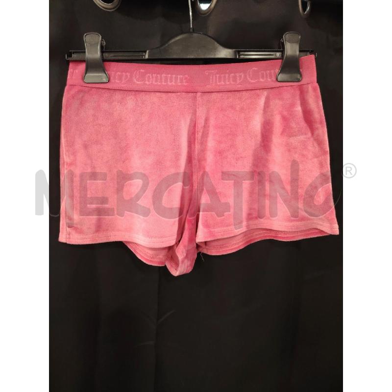 PANTALONCINO D JUICY COUTURE FUCSIA SCRITTA BRILL | Mercatino dell'Usato Roma eur 1