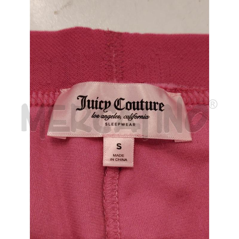 PANTALONCINO D JUICY COUTURE FUCSIA SCRITTA BRILL | Mercatino dell'Usato Roma eur 3