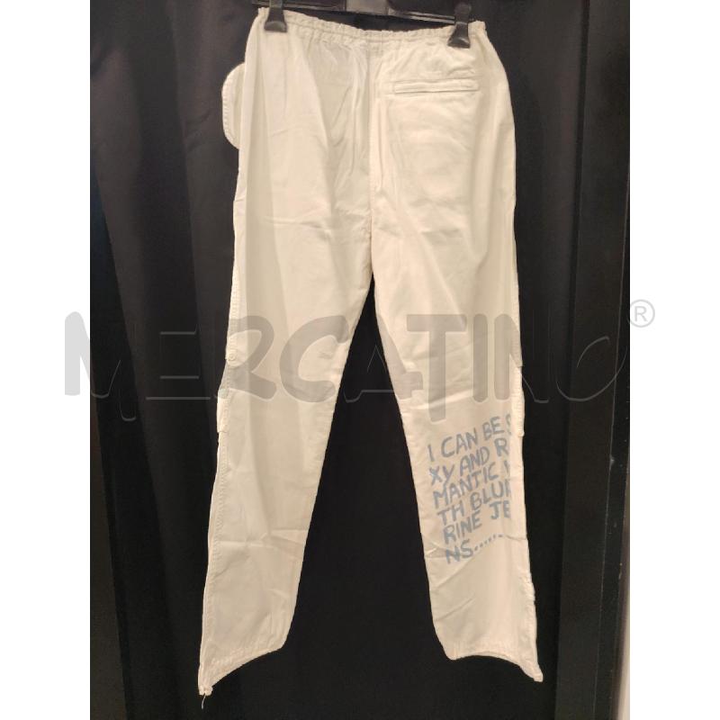 PANTALONE D BLUMARINE BIA CARGO SCRITTA RETRO | Mercatino dell'Usato Roma eur 2