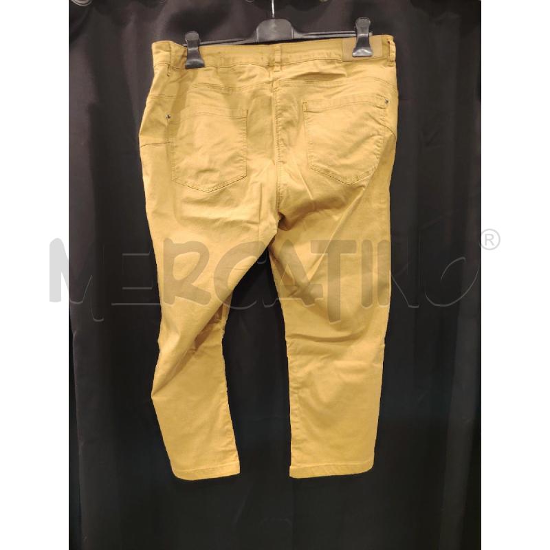 PANTALONE D FIORELLA RUBINO SENAPE ETICHETTA | Mercatino dell'Usato Roma eur 3