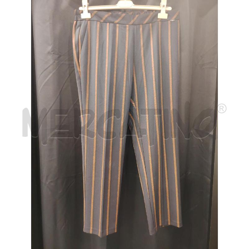 PANTALONE D LE COEUR TWINSET BLU RIGHE MARR | Mercatino dell'Usato Roma eur 1
