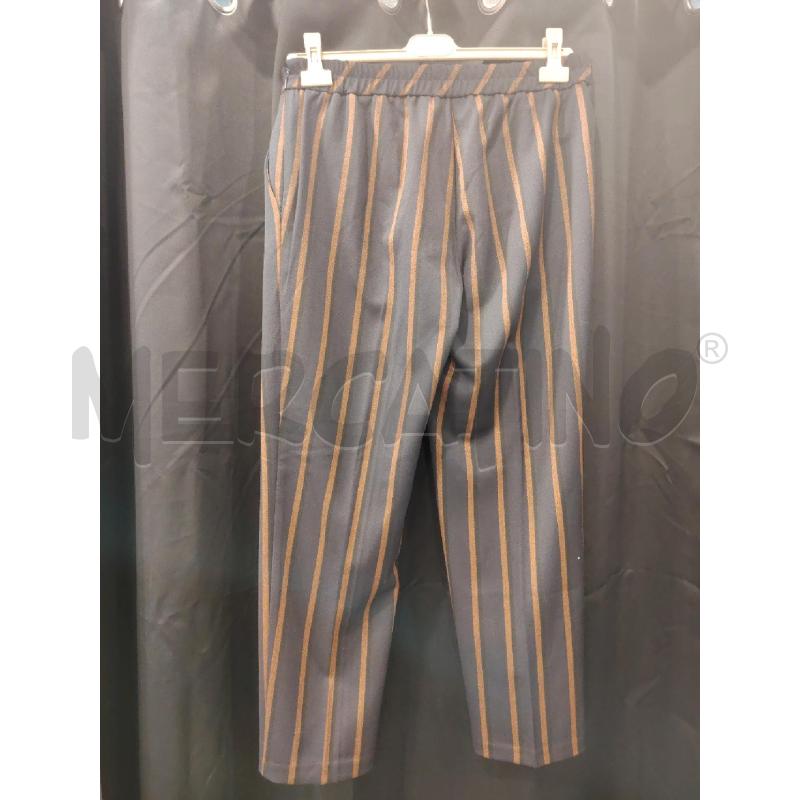 PANTALONE D LE COEUR TWINSET BLU RIGHE MARR | Mercatino dell'Usato Roma eur 2