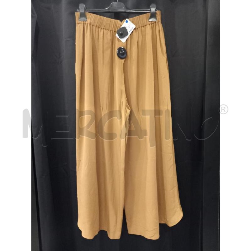 PANTALONE D MARELLA MARRONE MISTO SETA  | Mercatino dell'Usato Roma eur 2