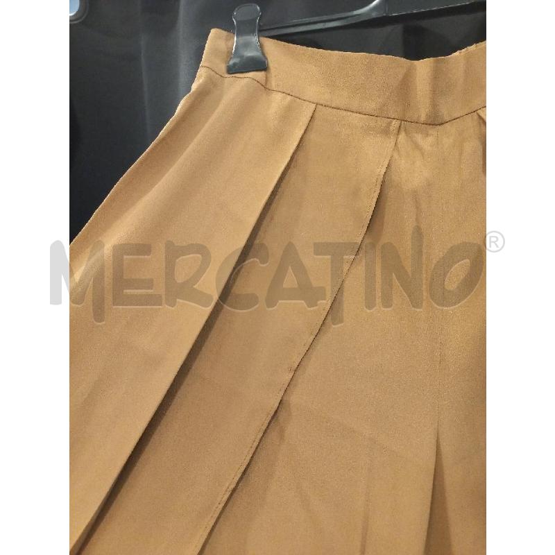 PANTALONE D MARELLA MARRONE MISTO SETA  | Mercatino dell'Usato Roma eur 3