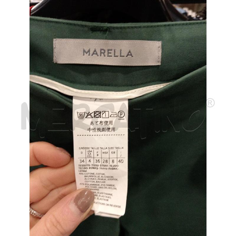 PANTALONE D MARELLA VERDI BOTT DOR | Mercatino dell'Usato Roma eur 2