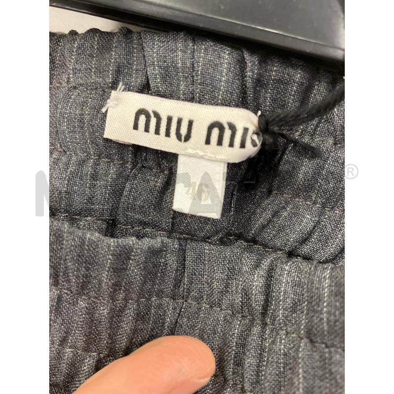 PANTALONE D MIU MIU GRI GESSATO  | Mercatino dell'Usato Roma eur 3