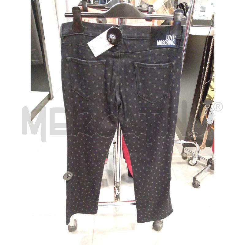 PANTALONE D MOSCHINO BLU STELLE | Mercatino dell'Usato Roma eur 2