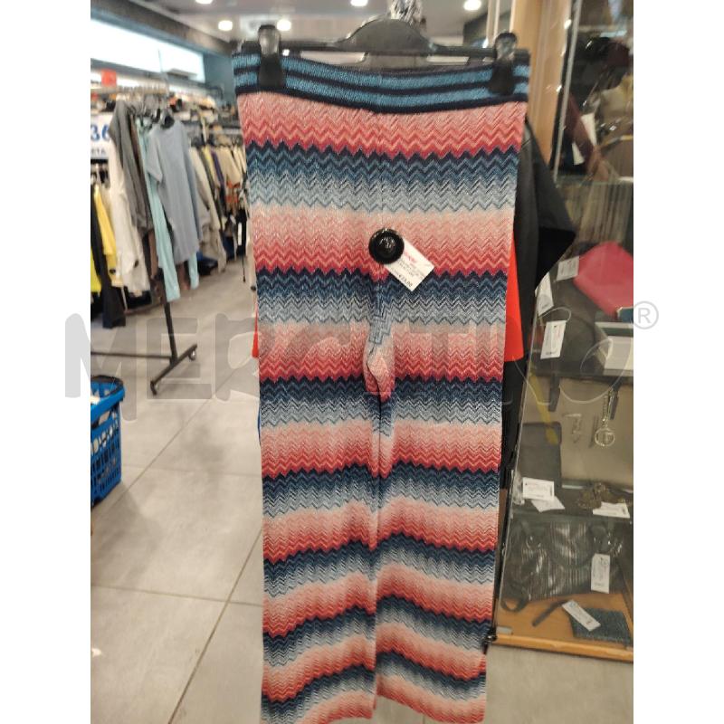 PANTALONE D MOTEL ZIG ZAG RS BLU LUREX | Mercatino dell'Usato Roma eur 4