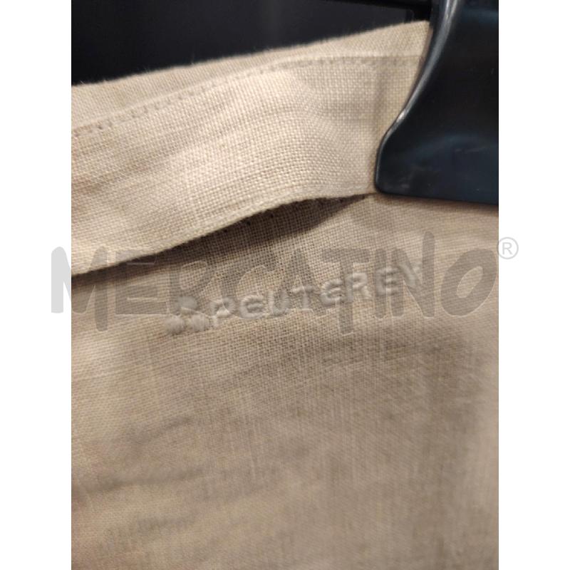 PANTALONE D PEUTEREY BEIGE LINO CARGO | Mercatino dell'Usato Roma eur 2
