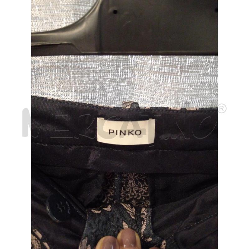 PANTALONE D PINKO BLU DISEGNI RS  | Mercatino dell'Usato Roma eur 3