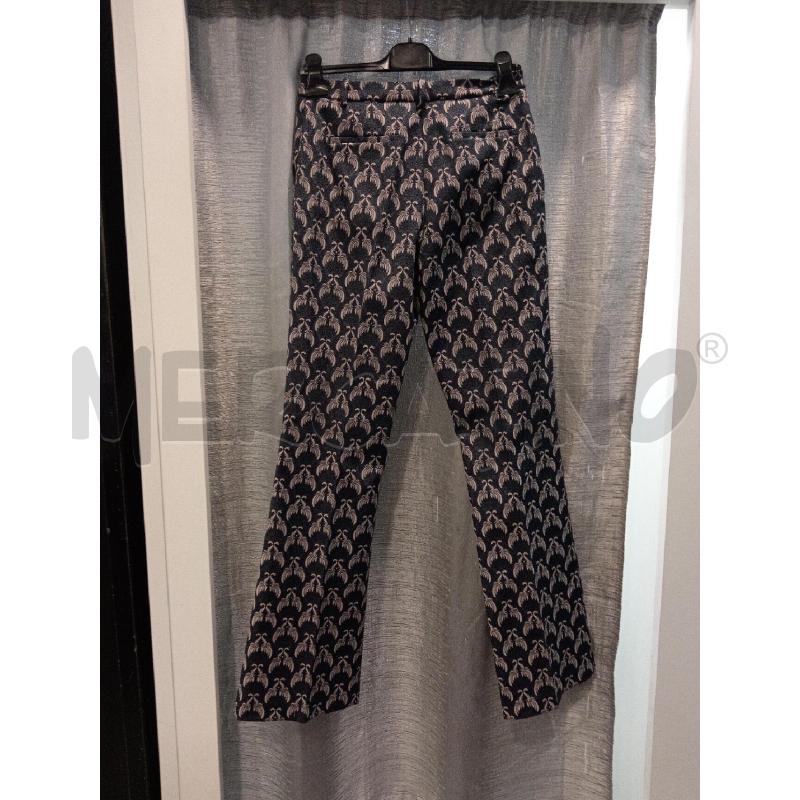 PANTALONE D PINKO BLU DISEGNI RS  | Mercatino dell'Usato Roma eur 4
