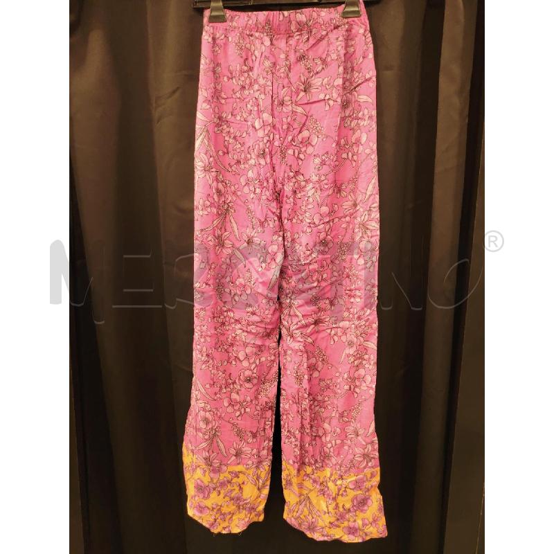 PANTALONE D RAGNO FUCSIA FIORI FONDO ARA  | Mercatino dell'Usato Roma eur 3