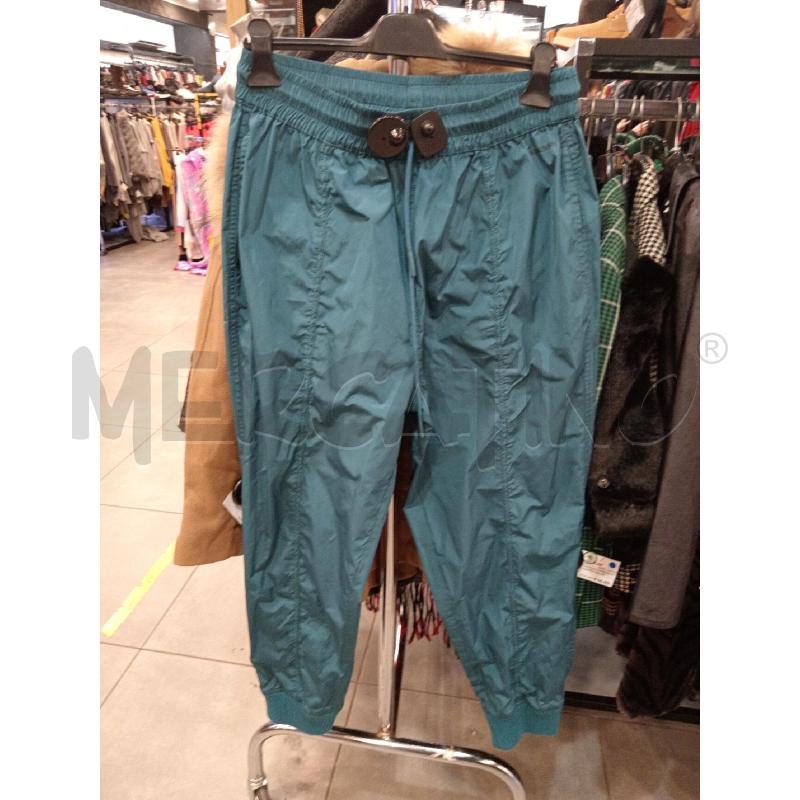 PANTALONE D REDVALENTINO TURCHESE TESSUTO ELASTICO | Mercatino dell'Usato Roma eur 1
