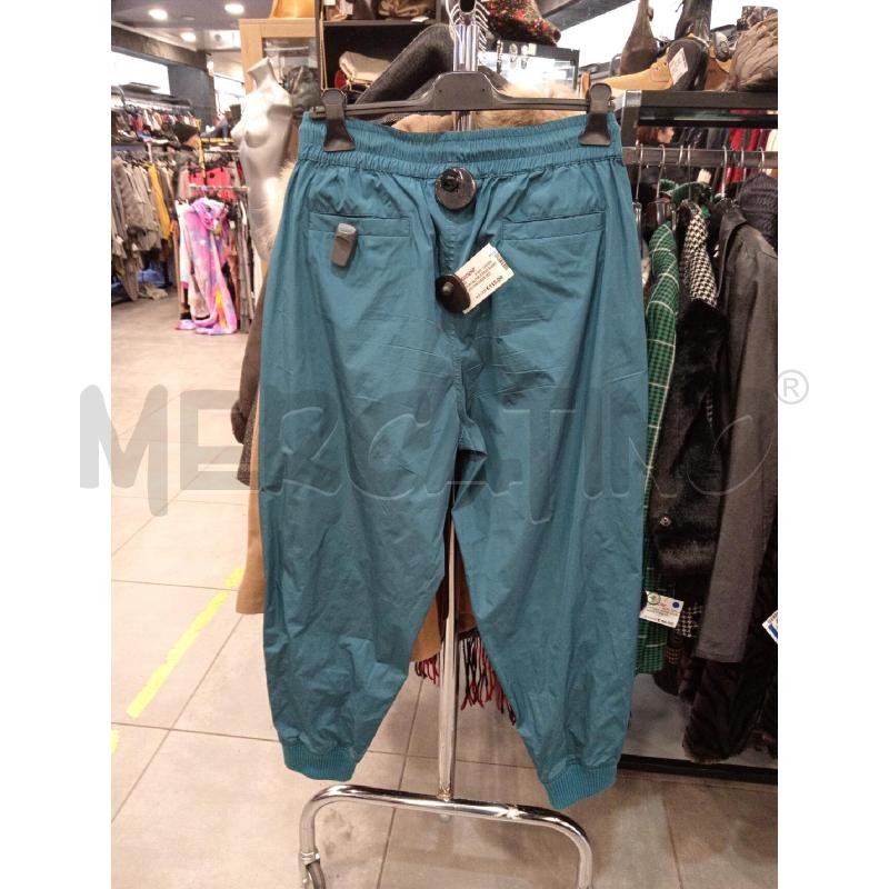 PANTALONE D REDVALENTINO TURCHESE TESSUTO ELASTICO | Mercatino dell'Usato Roma eur 3