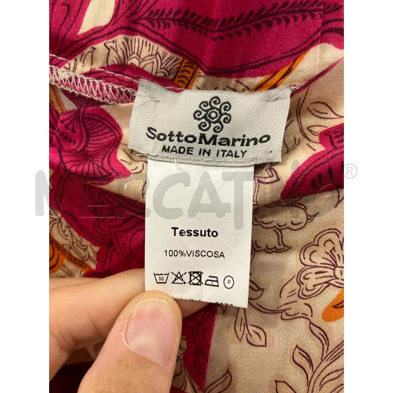 PANTALONE D SOTTOMARINO FIORI FUCSIA ARA | Mercatino dell'Usato Roma eur 2